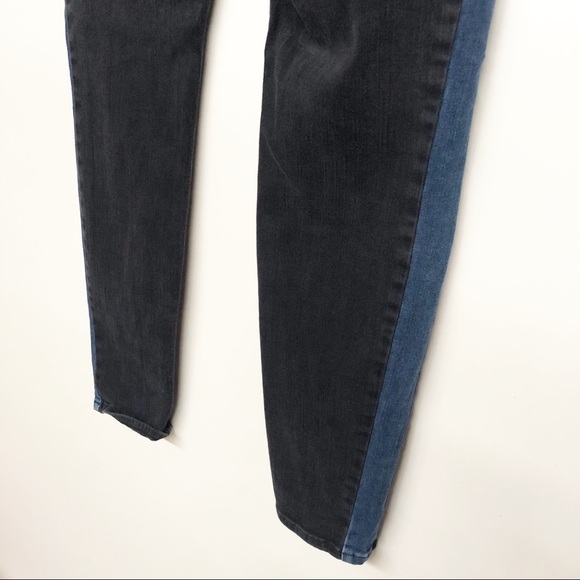 Closed Baker Black High Rise Skinny Stripe Jeans - Picture 4 of 7